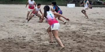 Rugby de playa.
