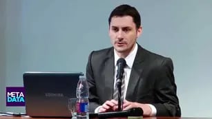 Sebastián Schimmel, secretario de la Cámara Nacional Electoral. (Imagen de TV)