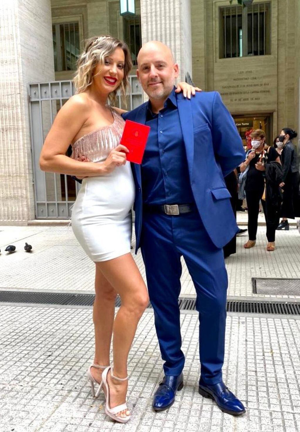 Noelia Marzol se casó con Ramiro Arias y lo festejaron con sus amigos y familias (Foto: Instagram)
