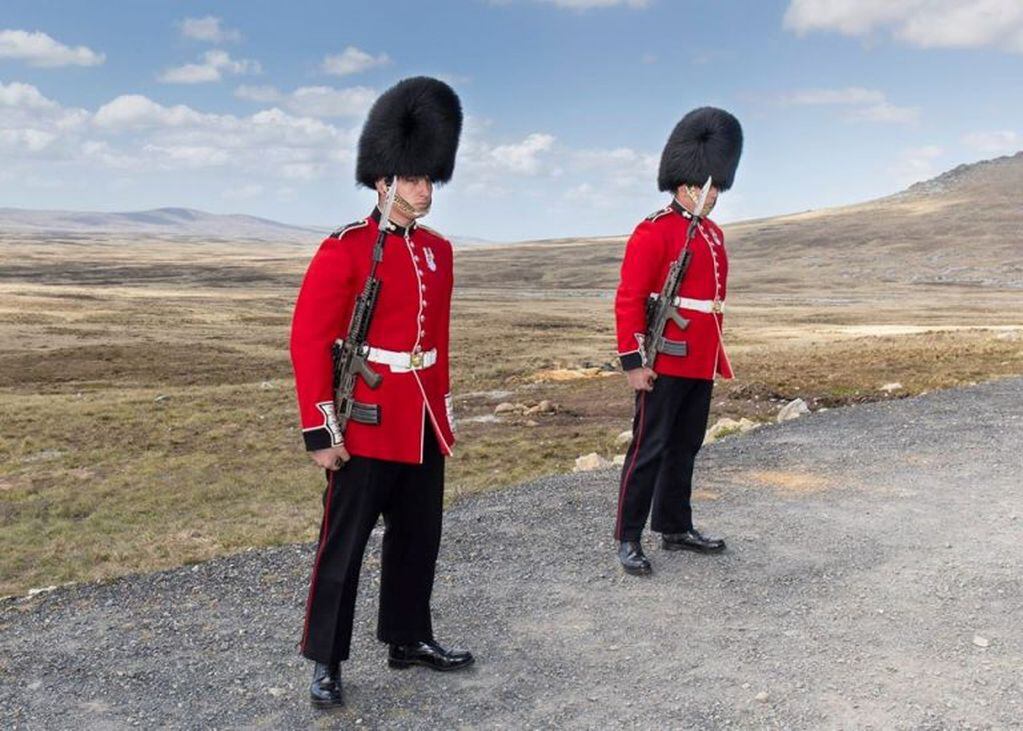 Guardia de la reina en Malvinas
(Foto web)
