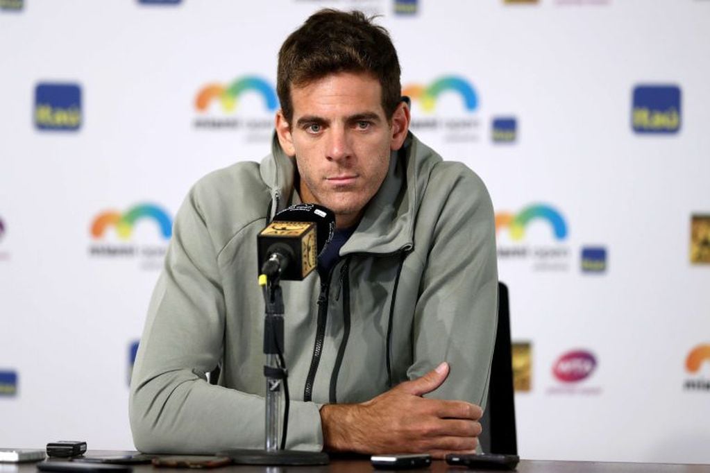 Juan Martín del Potro va por su segundo Masters 1000 en Miami. Matthew Stockman/Getty Images/AFP