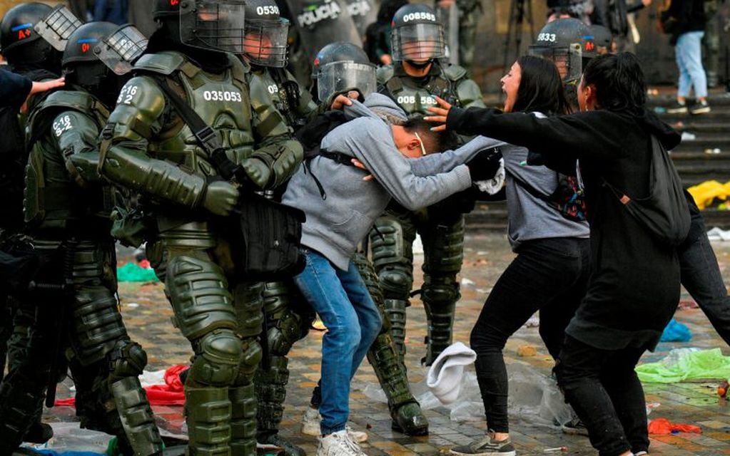 Protestas en Colombia (Foto: Raúl Arboleda/AFP)