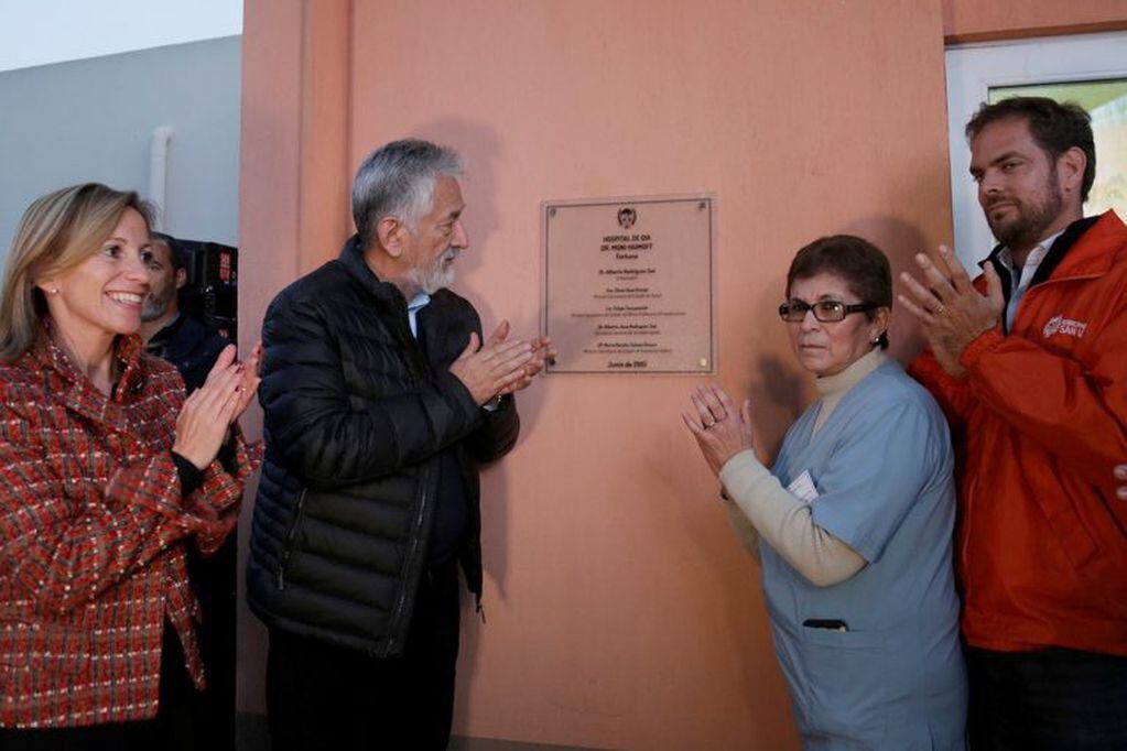 Alberto Rodríguez Saá inauguró el Hospital de Fortuna. Foto: ANSL.