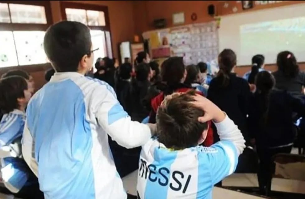 Las escuelas mendocinas durante el Mundial. Qatar 2022.