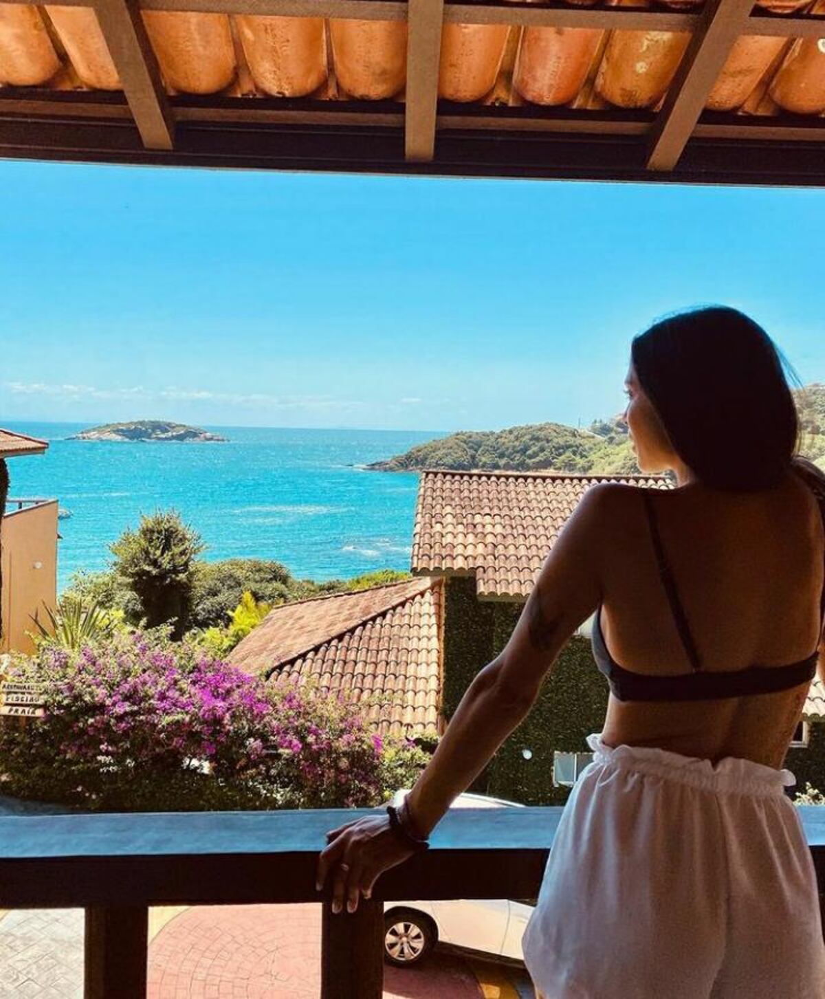 Maypi Delgado posó desde Brasil para su cuenta de Instagram.