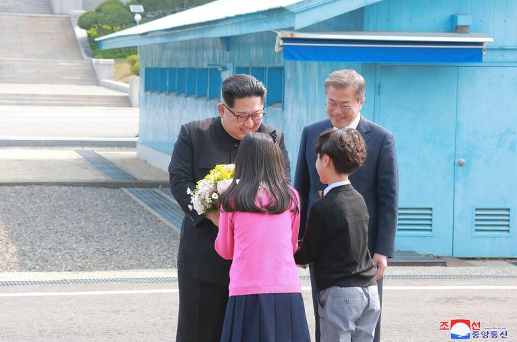 Imágenes de la cumbre entre Corea del Sur y del Norte.