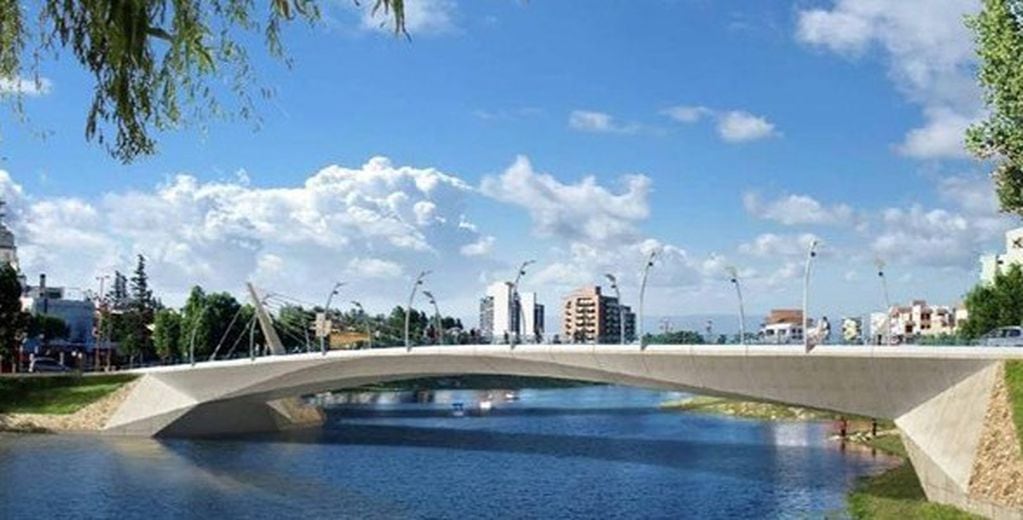 Nuevo puente peatonal en Carlos paz