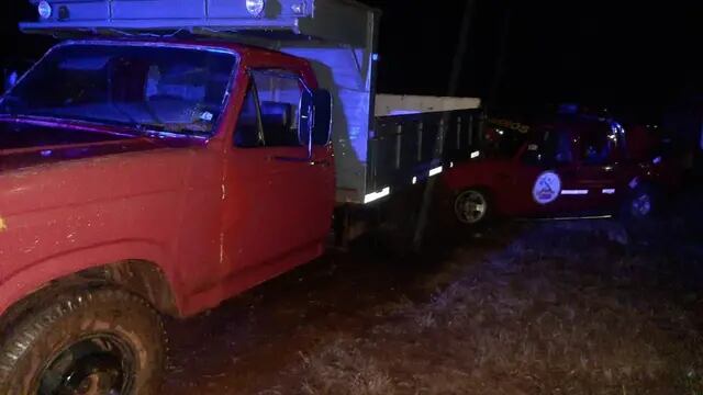 Siniestro vial en 25 de Mayo tuvo como protagonista a una camioneta de Bomberos Voluntarios