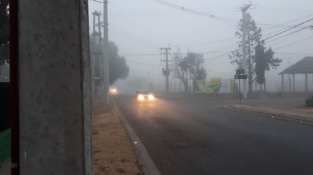 Clima. Niebla en San Luis capital.
