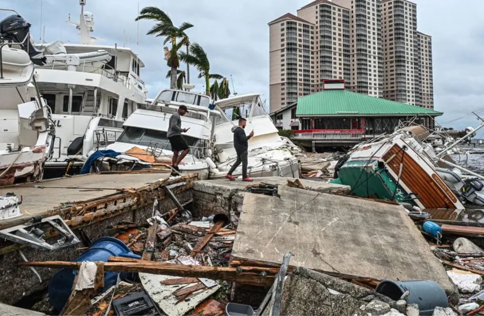 Las imágenes más impactantes del huracán Ian en su feroz paso por Florida. / Foto: Gentileza
