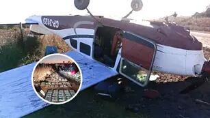Cayó un avión en Chaco que trasladaba más de 300 kilos de cocaína.