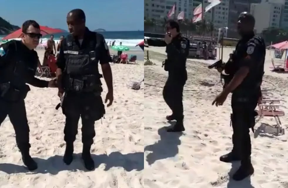 La Policía de Brasil reprimió con armas a los hinchas Talleres en Río de Janeiro.