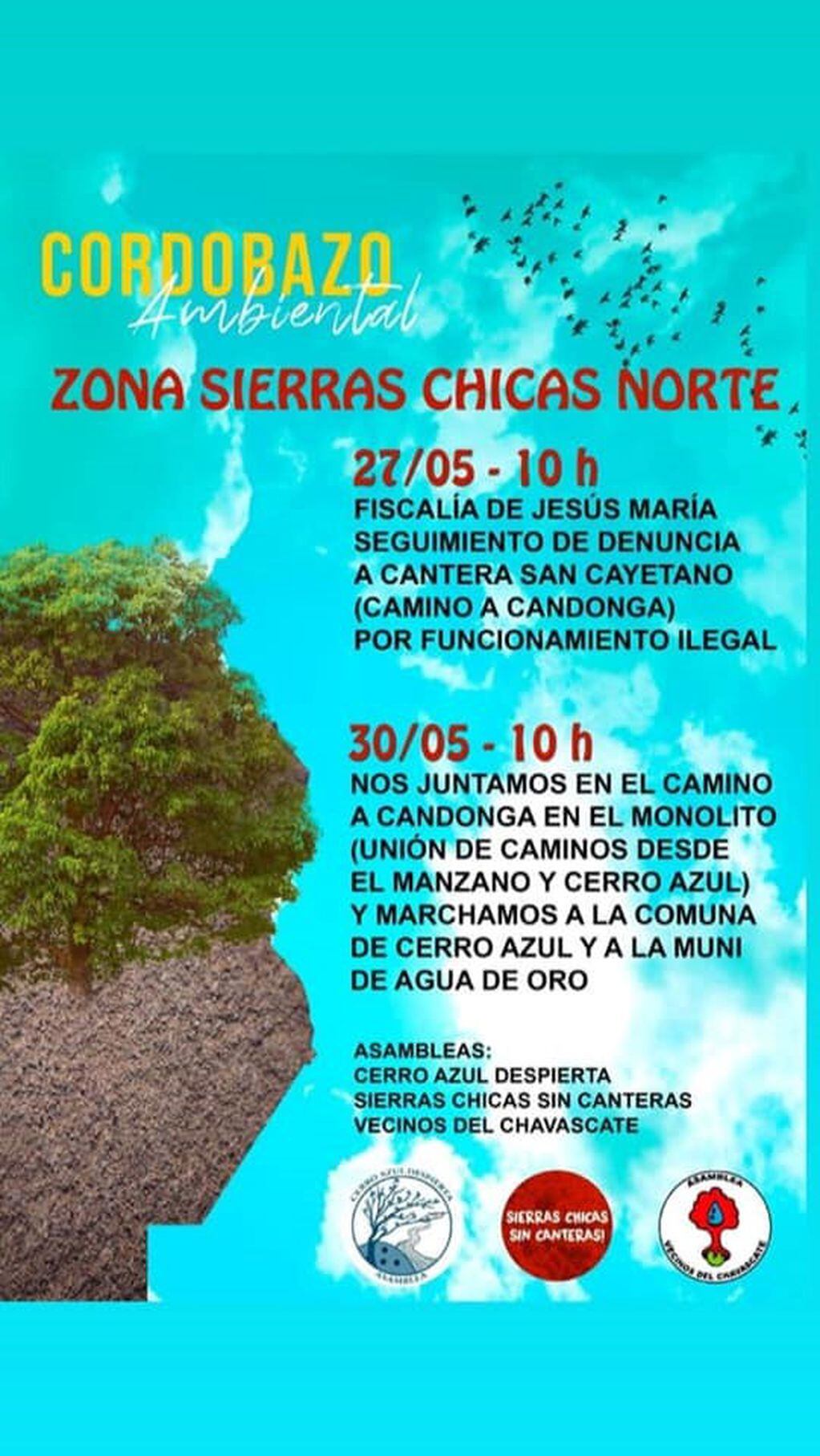 Marcha Sierras Chicas Norte.