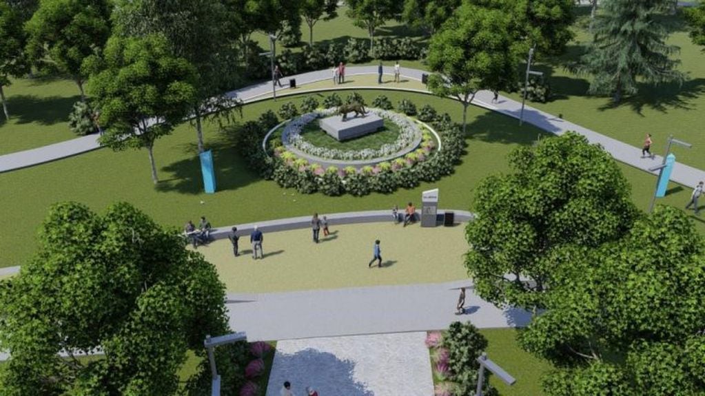 Así quedaría el Parque Sarmiento de acuerdo con el convenio firmado entre la Municipalidad y la Provincia. (Prensa Municipalidad de Córdoba)
