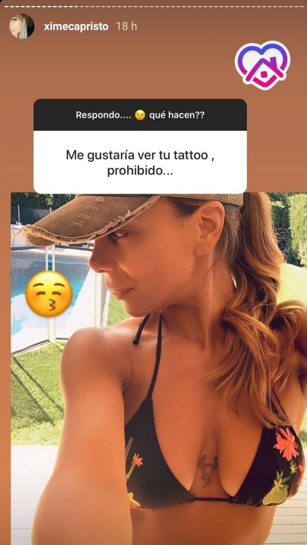 Ximena Capristo respondió preguntas en Instagram