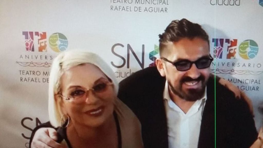 Carmen Barbieri y su pareja de San Nicolás