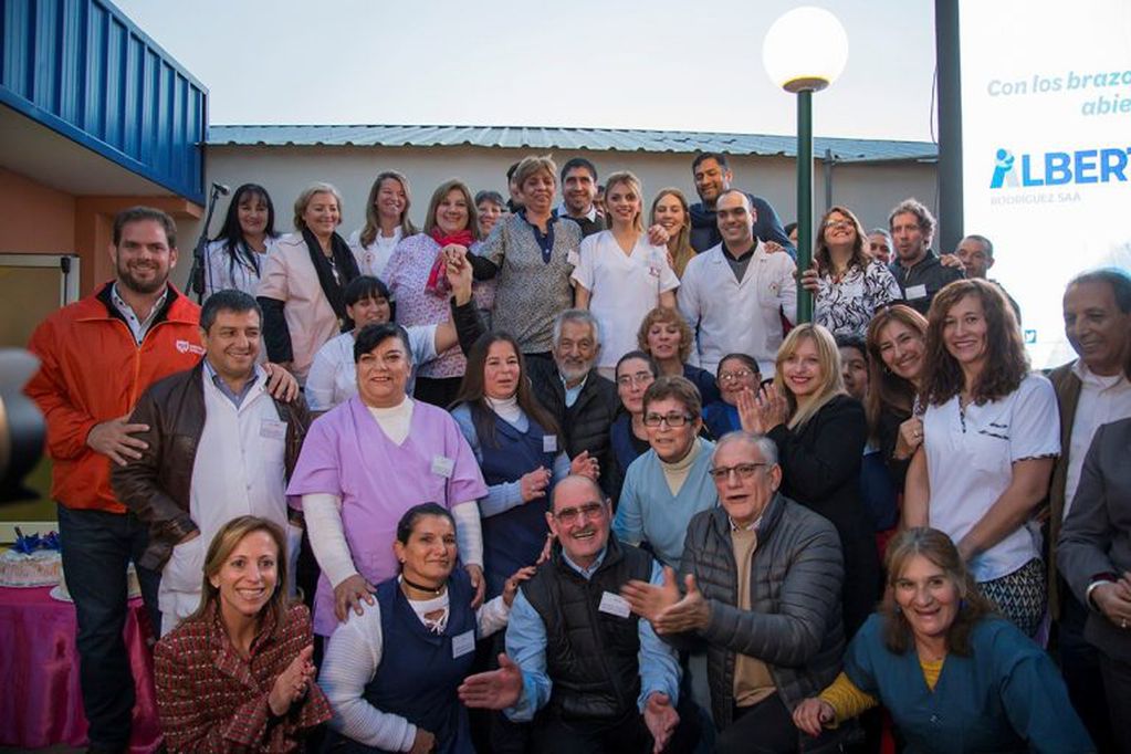 Alberto Rodríguez Saá inauguró el Hospital de Fortuna. Foto: ANSL.