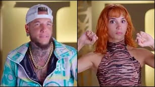 Álex Caniggia y Melody Luz