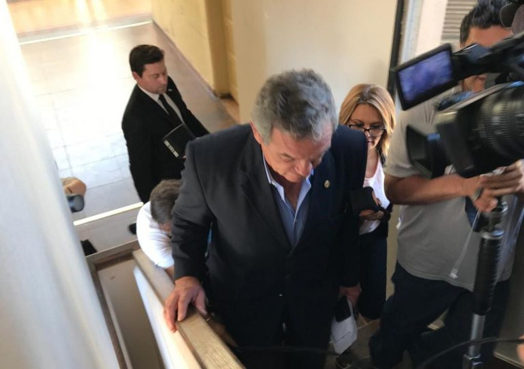 Marcelo Macarrón declara en los Tribunales de Río Cuarto por el crimen de su esposa Nora Dalmasso.