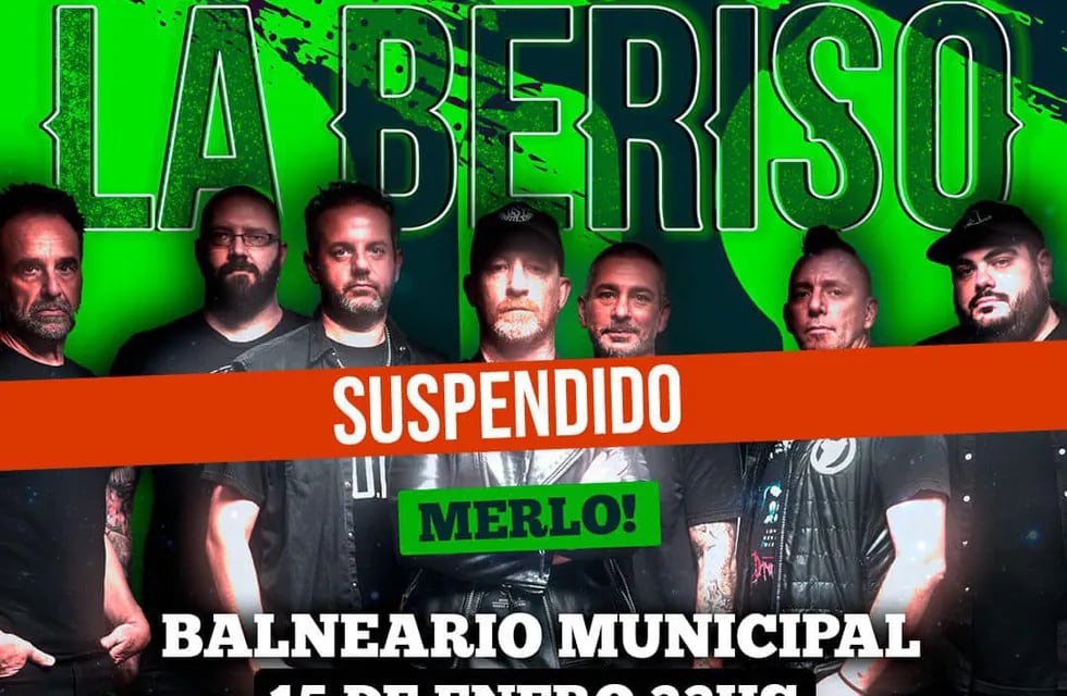 Suspendido el show de La Beriso en Villa de Merlo