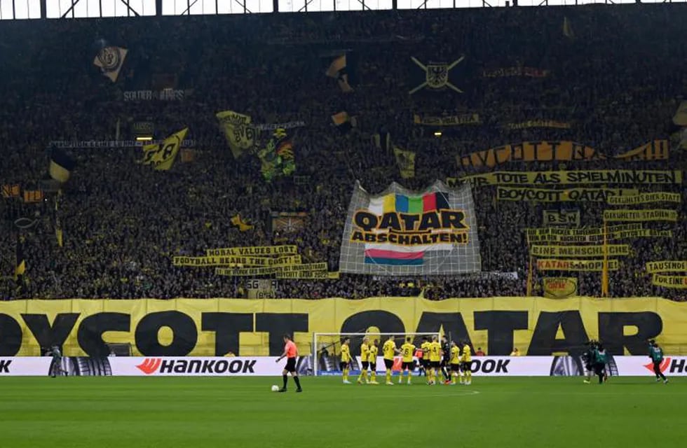 Los hinchas del Borussia Dortmund son los más fieros con la movida.