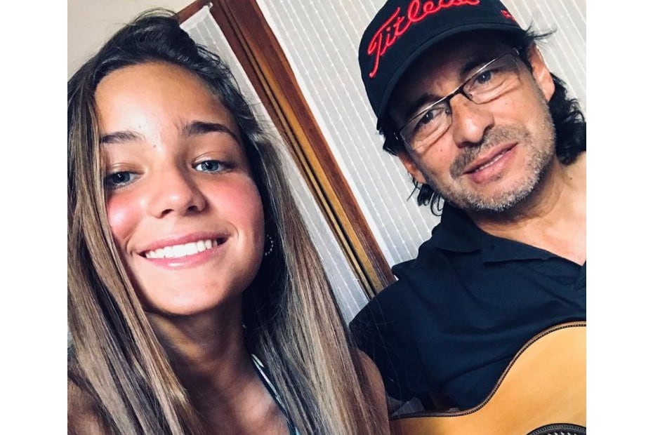 Juntos. Catalina y su papá Marcelo, en una foto de archivo (Instagram).