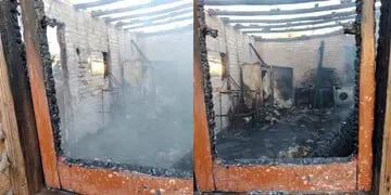 Incendio destruyó casa en San Rafael