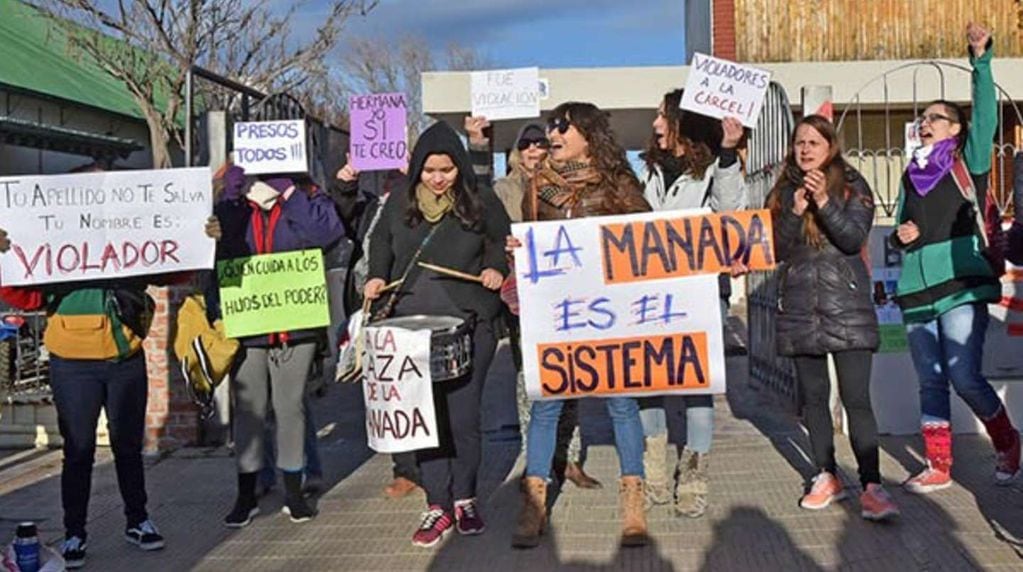 Mujeres se movilizaron en Chubut