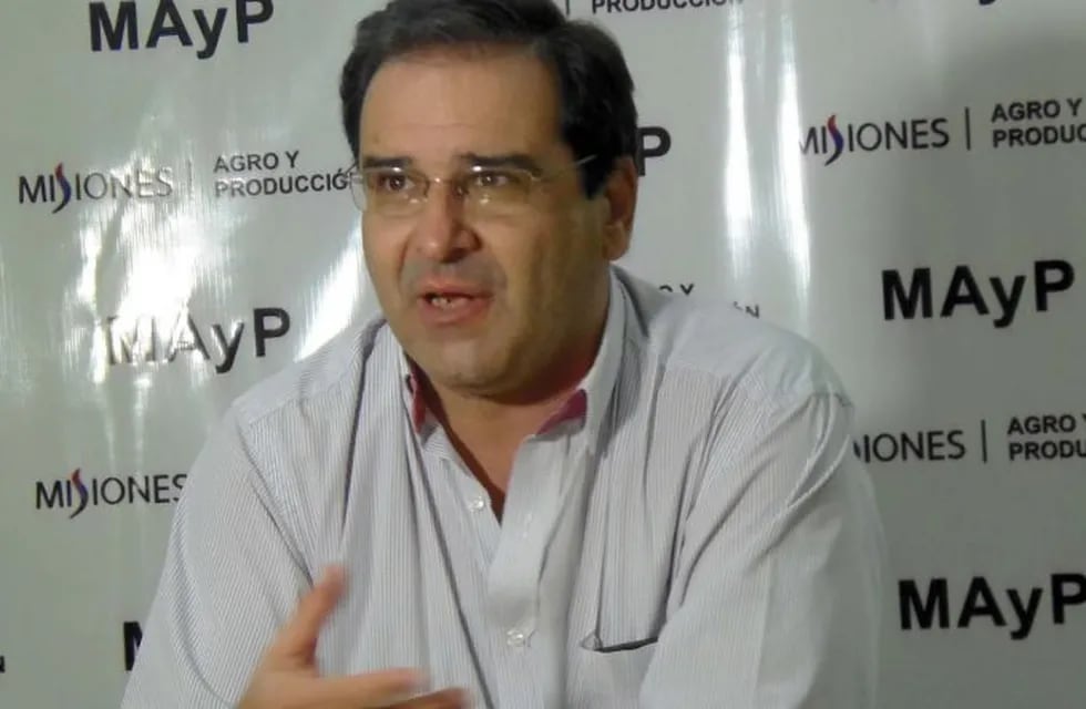 Imagen archivo. José Luis Garay, ministro del Agro y la Producción de Misiones.
