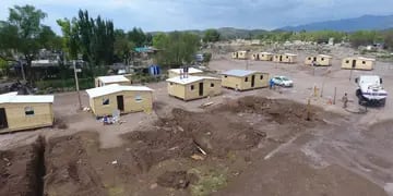 Relocalizarán en viviendas de emergencia a 11 familias de Godoy Cruz