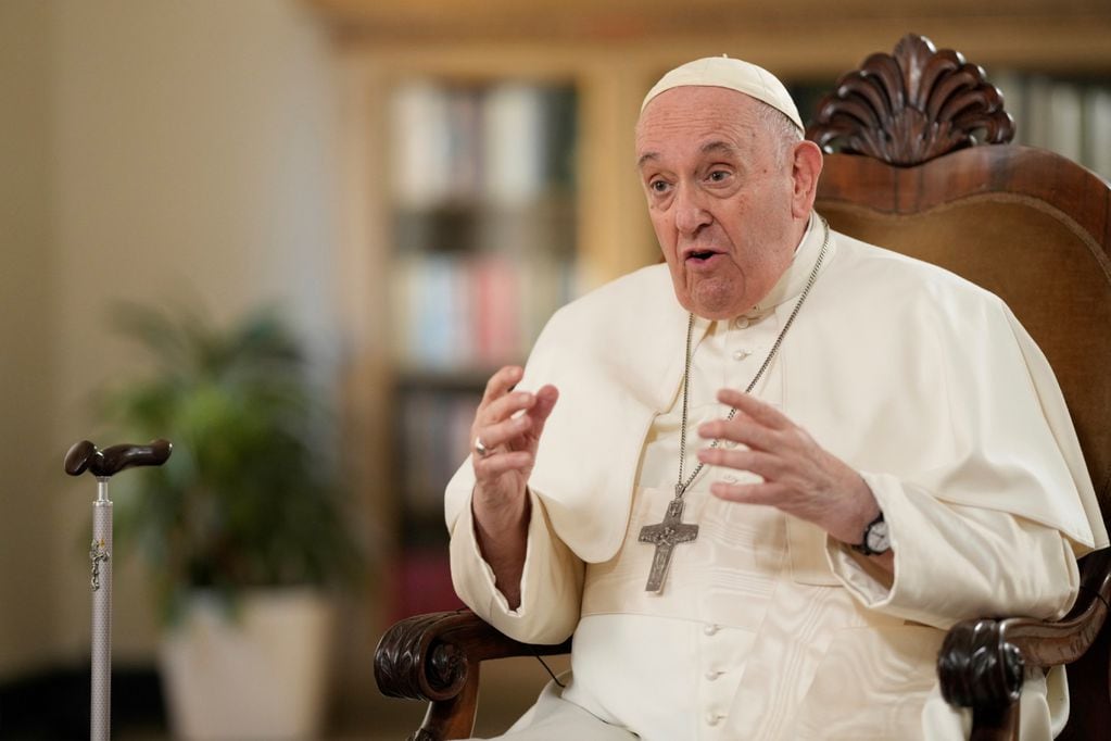 El Papa Francisco tomó al Mundial de Qatar como ejemplo de la actitud de los argentinos. Foto: AP.