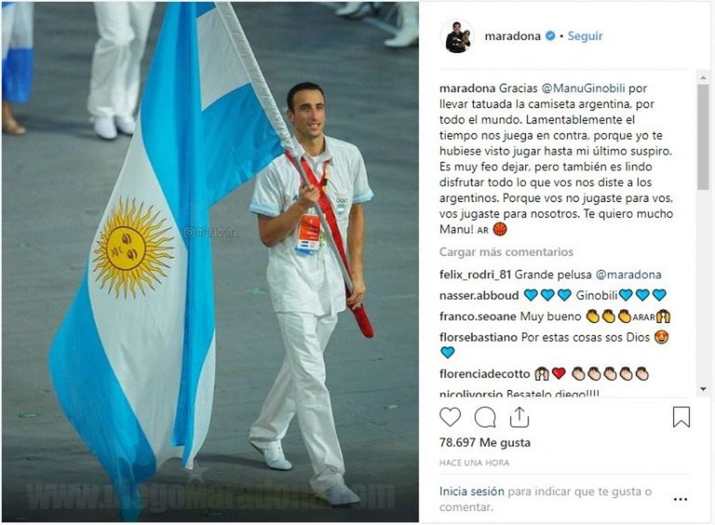 (Instagram/@maradona)
