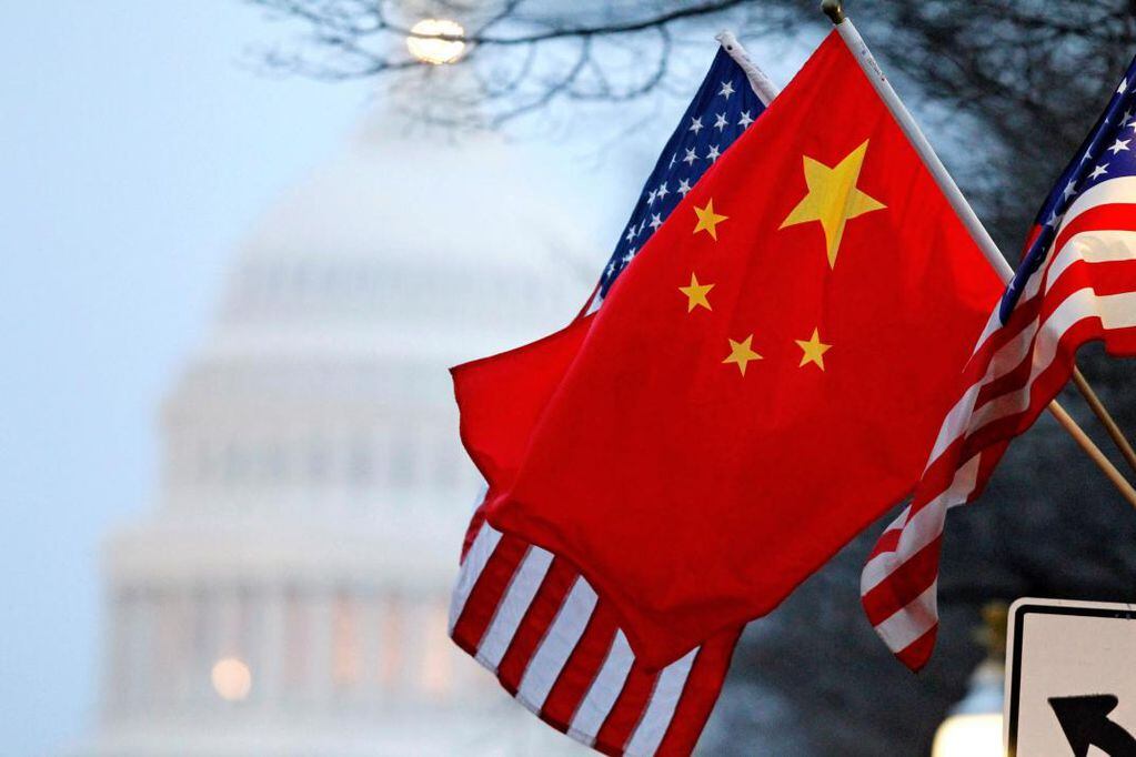 Tensión entre Estados Unidos y China. 
