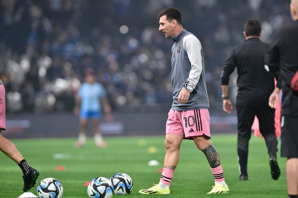 Lionel Messi en Arabia. (AP Foto)