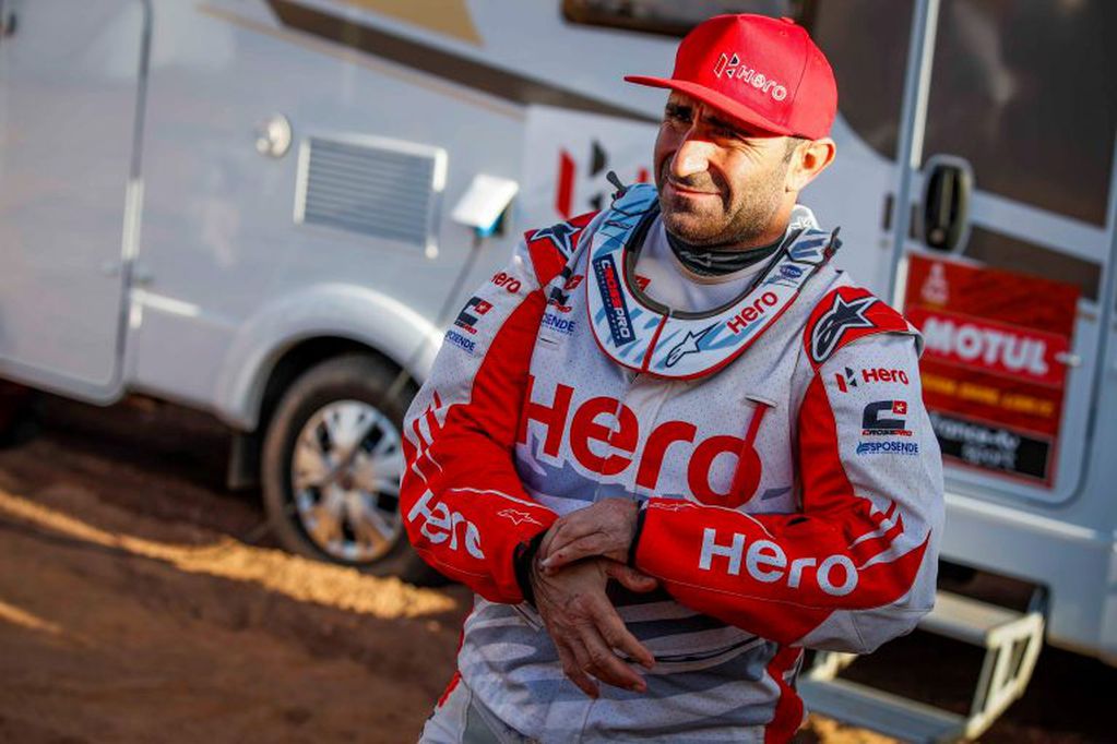 Paulo Gonçalves, durante el Rally Dakar 2020. (Foto:Dakar)
