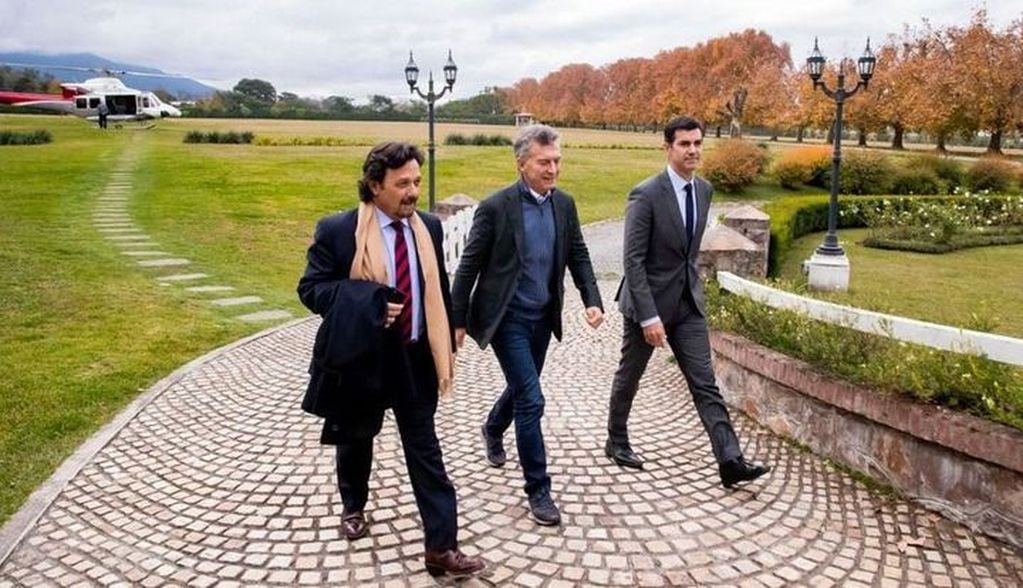 El presidente Macri, junto al gobernador Urtubey y al intendente Sáenz. (Presidencia de la Nación).