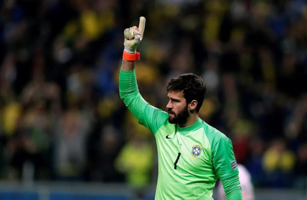 Alisson Becker. (Foto: Ignacio Roncoroni/EFE)