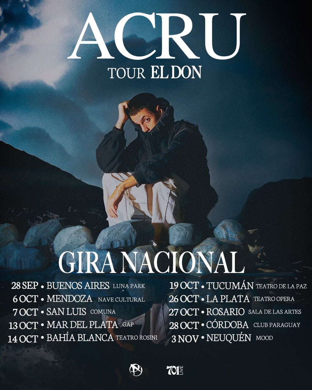 Acru anunció una gira nacional: qué provincias visita con Tour El Don y dónde comprar las entradas