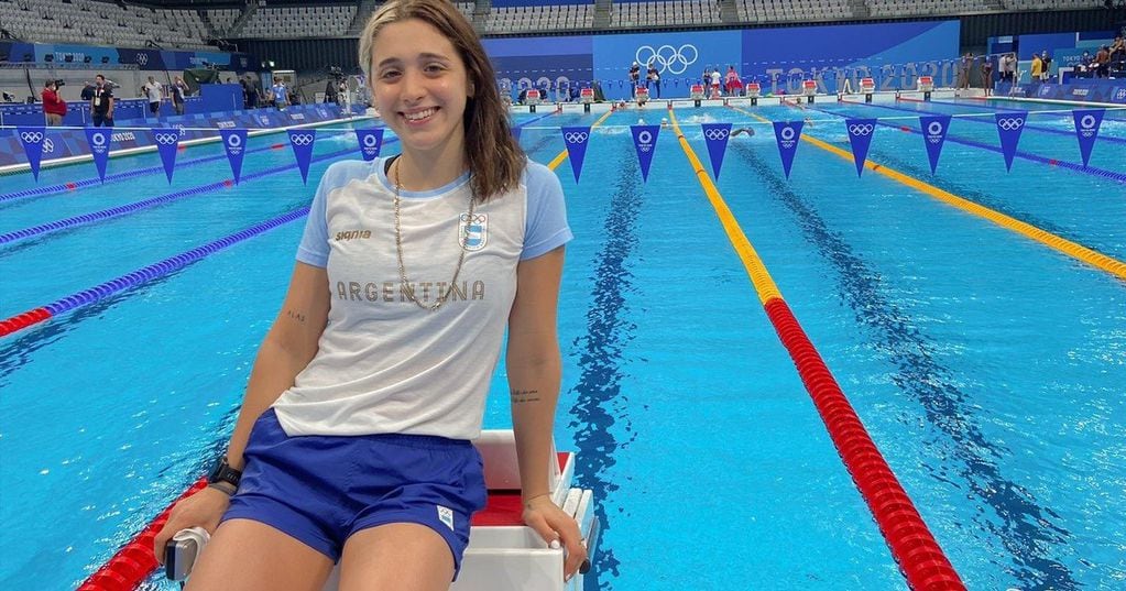 Delfina Pignatiello, finalizó la participación en sus primeros Juegos Olímpicos. / Gentileza.