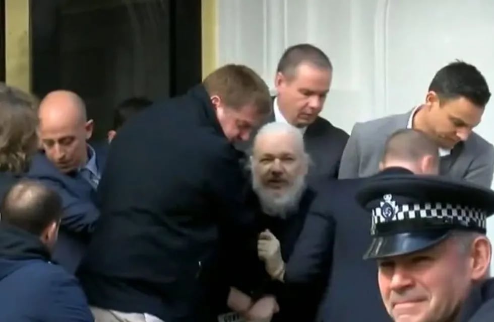 Captura de Julian Assange (Web)