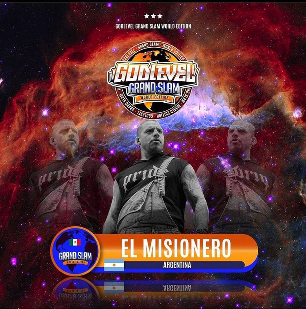Misionero, el host para God Level Grand Slam 2021. (@GodLevelOficial)