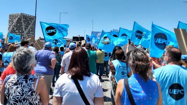 La protesta de los docentes en Córdoba (UEPC).