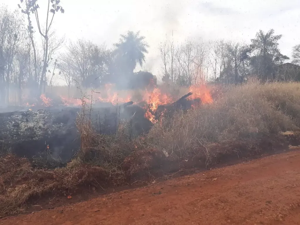 Bomberos Voluntarios de la zona Norte provincial no dan abasto ante incendios forestales.