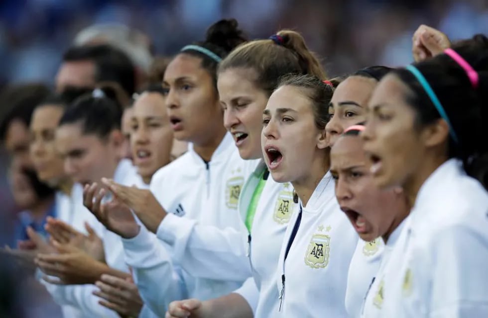 Soccer Football - Women's World Cup - Group D - Scotland v Argentina - Parc des Princes, Paris, France - June 19, 2019  Argentina team group   REUTERS/Gonzalo Fuentes
