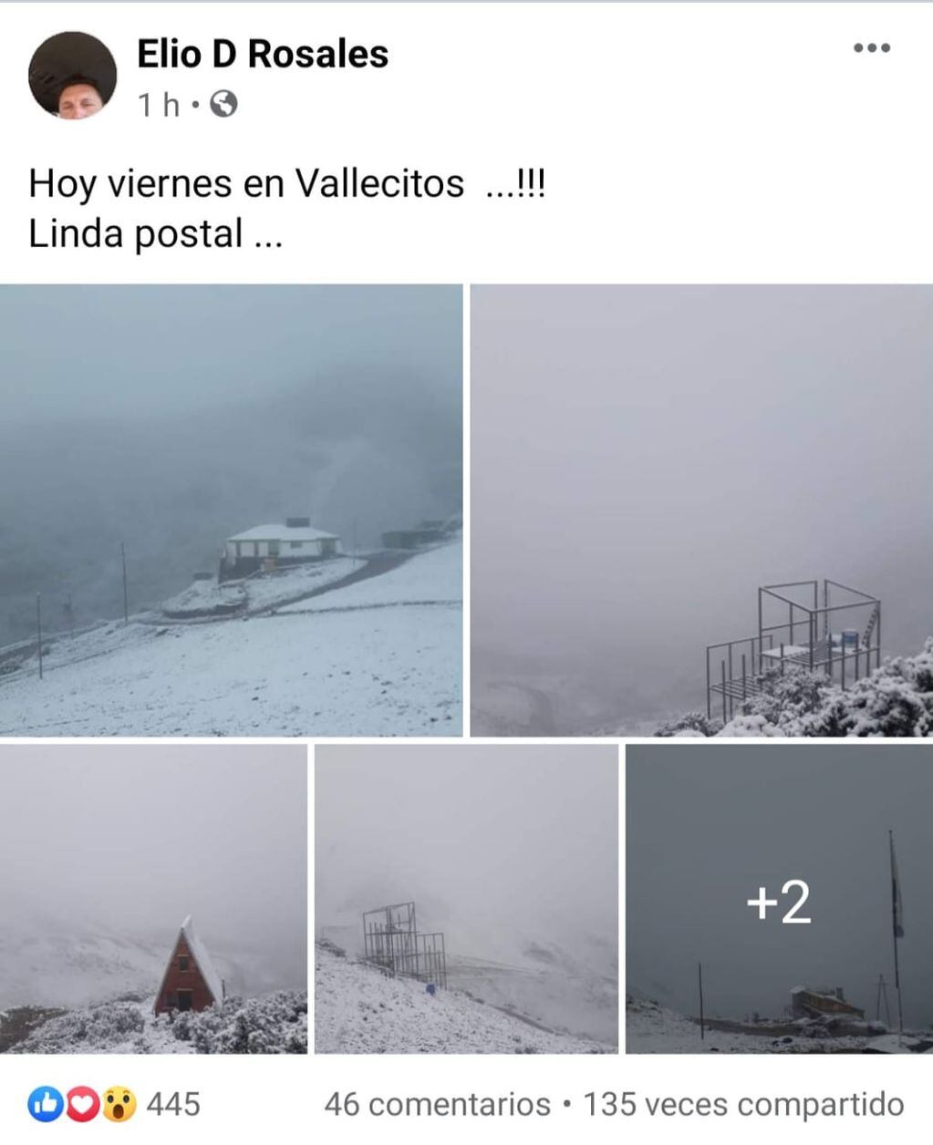 Nieve, Vallecitos.