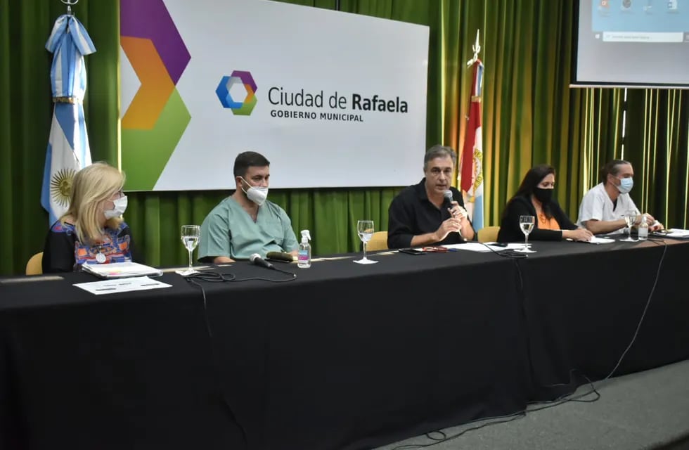 Conferencia de prensa sobre situación epidemiológica en Rafaela al 31/03/2021