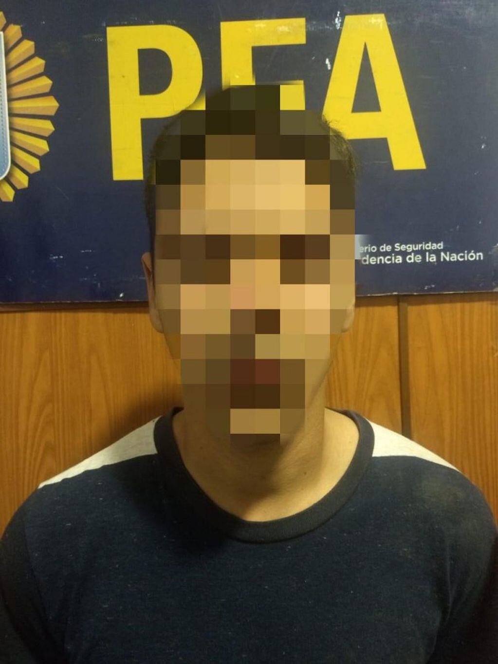 El sujeto detenido en barrio Renacimiento era buscado por la Justicia de Chile por el asesinato de un guardia de seguridad. (Policía Federal Argentina)