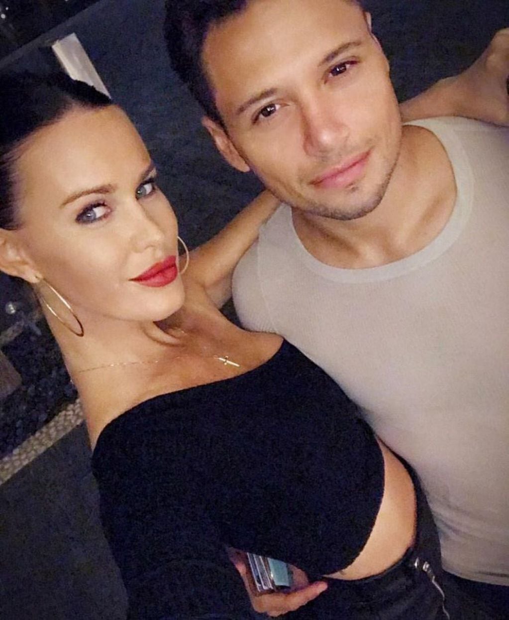 Natalie Weber y Mauro Zárate (Foto: Instagram/nannitaweber)