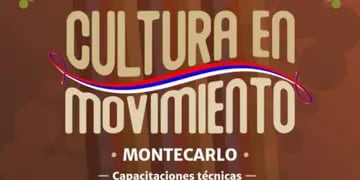 El programa de capacitaciones Cultura en Movimiento debuta en Montecarlo