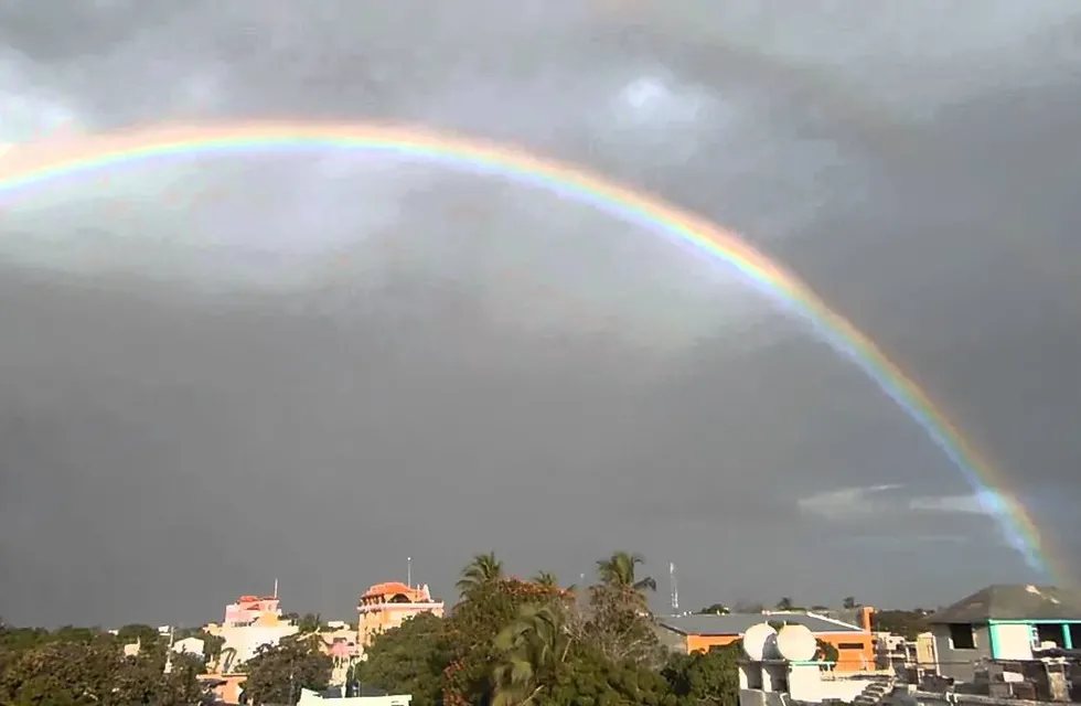 El arcoíris se vio luego del fuerte temporal que hizo estragos en varios hogares. (Imagen ilustrativa) .